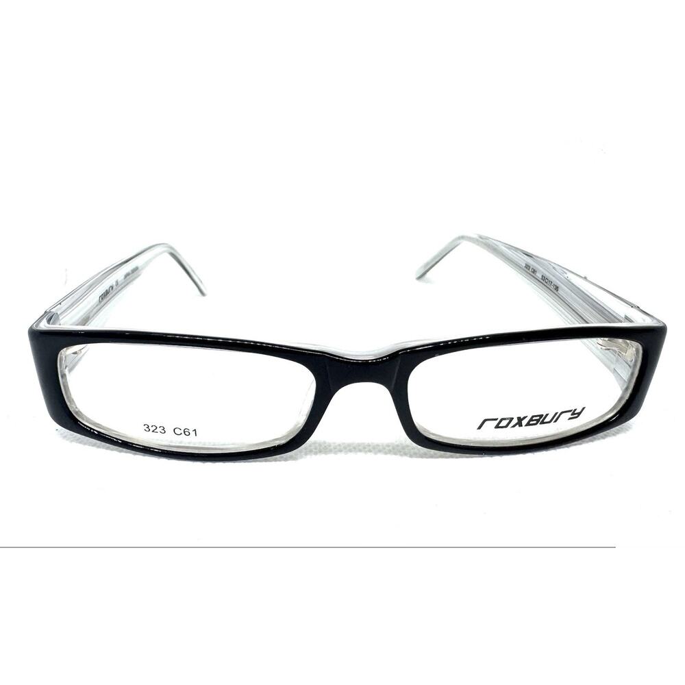 ROXBURY 327 C61 BLACK GREY JAPAN DESIGN AUTHENTIC EYEGLASS FRAMES 54-17-140